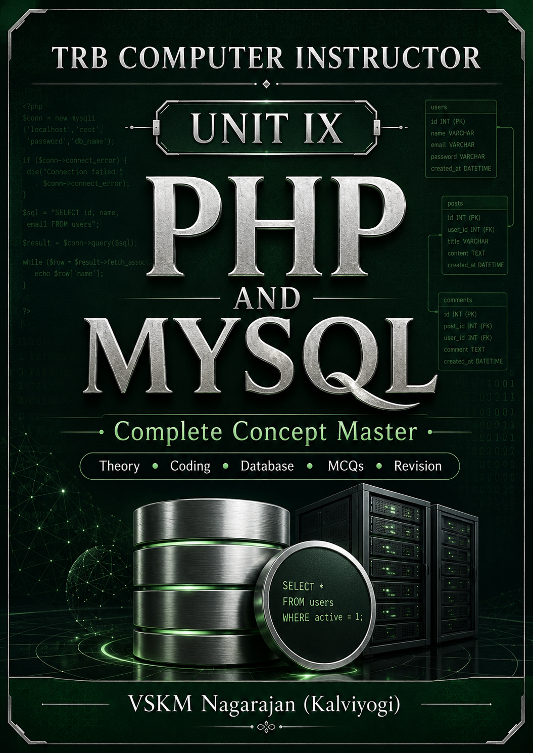 Unit IX: PHP and MySQL